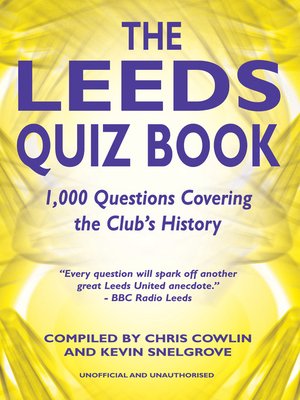 cover image of The Leeds Quiz Book